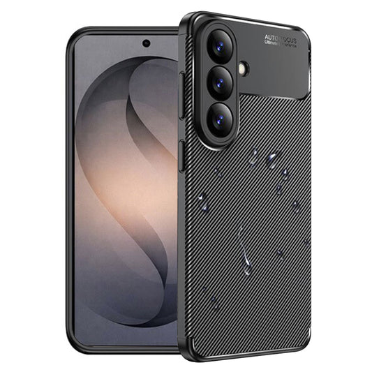 Husa pentru Samsung Galaxy S26, Techsuit, CarbonFiber, Neagra