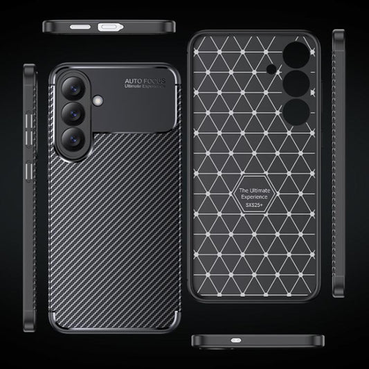 Husa pentru Samsung Galaxy S26, Techsuit, CarbonFiber, Neagra