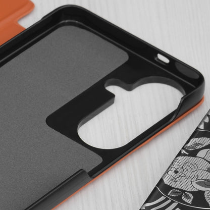 Husa pentru Samsung Galaxy S26, Techsuit, eFold, Portocalie