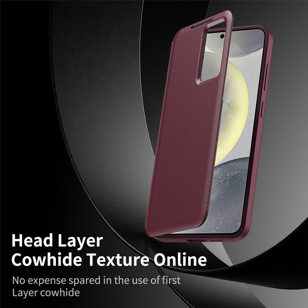 Husa pentru Samsung Galaxy S26, Techsuit, SmartView, Rosie