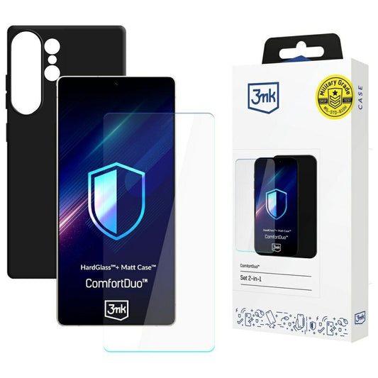 Husa pentru Samsung Galaxy S26 Ultra, 3MK, ComfortDuo, Neagra