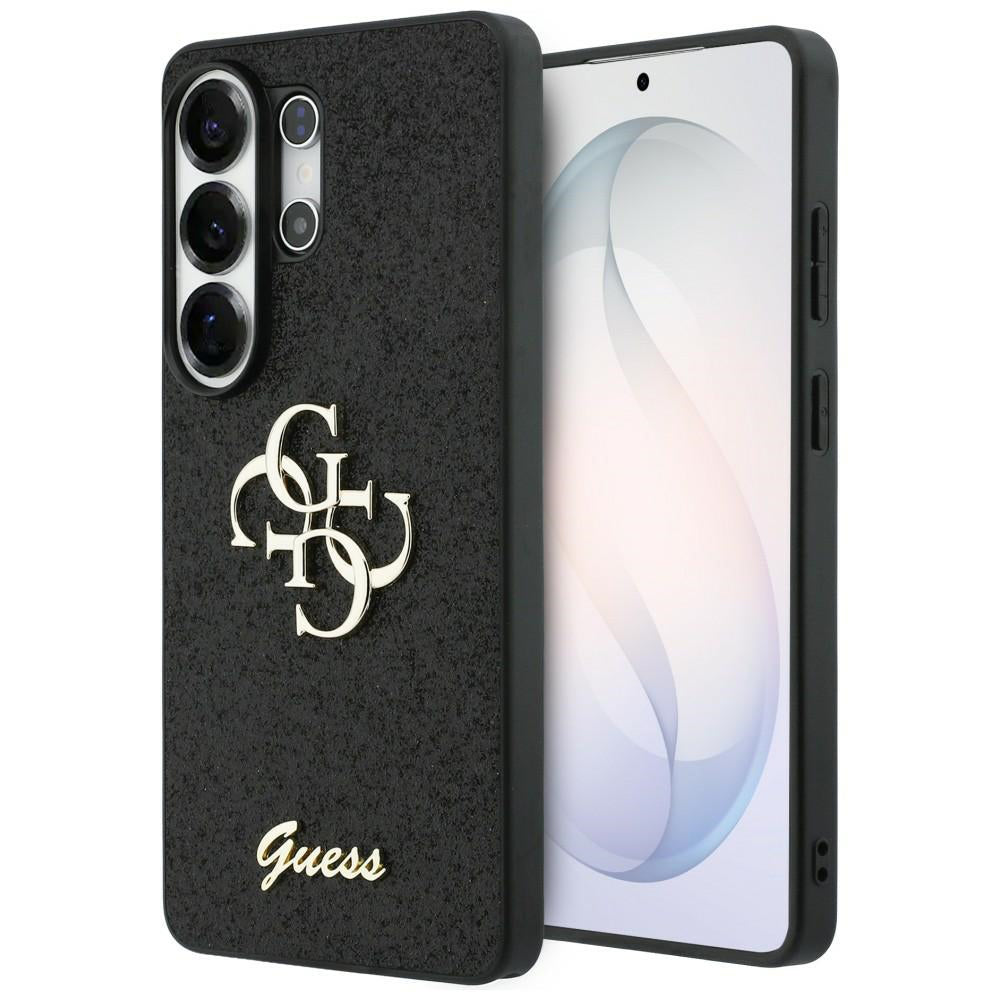 Husa pentru Samsung Galaxy S26 Ultra S948, Guess, Fixed Glitter Big 4G Metal Frame, Neagra