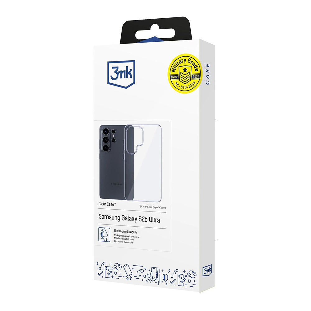 Husa pentru Samsung Galaxy S26 Ultra S948, 3MK, Clear, Transparenta