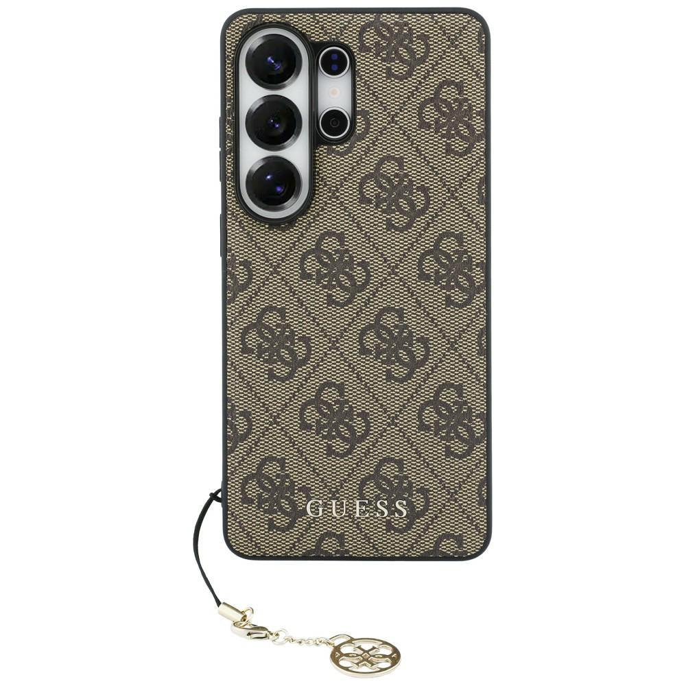 Husa pentru Samsung Galaxy S26 Ultra S948, Guess, 4G Classic Logo Charm, Maro