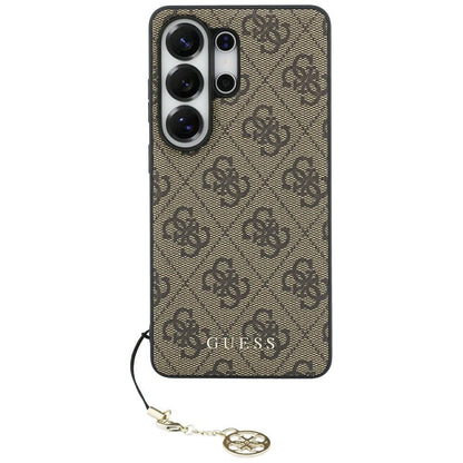 Husa pentru Samsung Galaxy S26 Ultra S948, Guess, 4G Classic Logo Charm, Maro