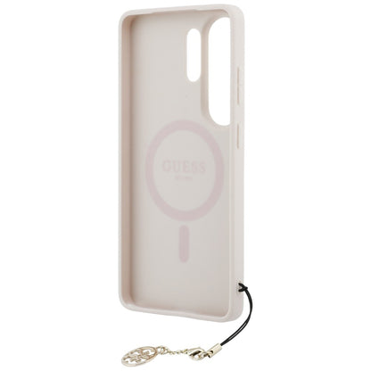 Husa pentru Samsung Galaxy S26 Ultra S948, Guess, 4G Classic Logo Charm, Roz