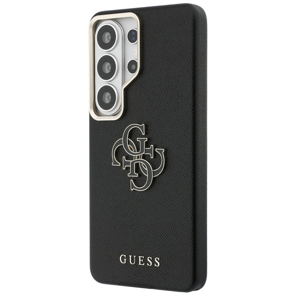 Husa pentru Samsung Galaxy S26 Ultra S948, Guess, 4G Grained Big and Classic Logo, Neagra