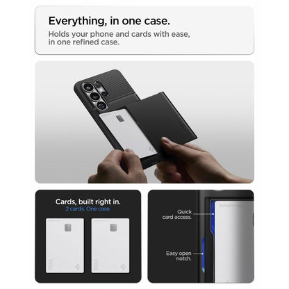Husa pentru Samsung Galaxy S26 Ultra S948, Spigen, Slim Armor CS, Neagra ACS11036