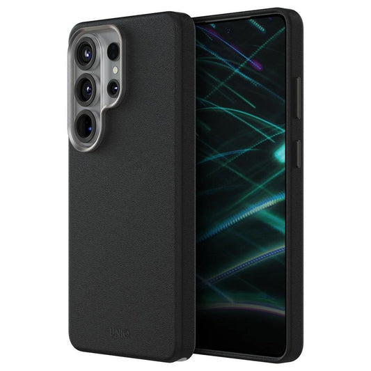 Husa pentru Samsung Galaxy S26 Ultra S948, UNIQ, Lyden Leatherette, Neagra