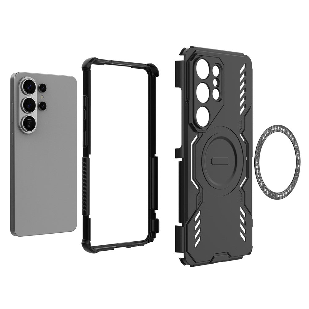 Husa MagSafe pentru Samsung Galaxy S26 Ultra, Techsuit, ArmorMag, Albastra