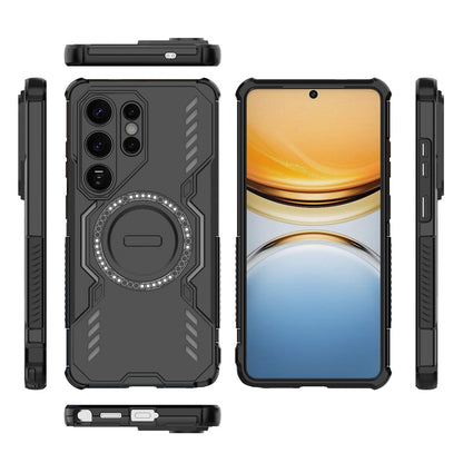 Husa MagSafe pentru Samsung Galaxy S26 Ultra, Techsuit, ArmorMag, Neagra