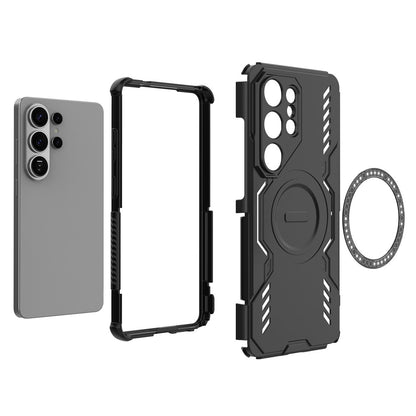 Husa MagSafe pentru Samsung Galaxy S26 Ultra, Techsuit, ArmorMag, Neagra