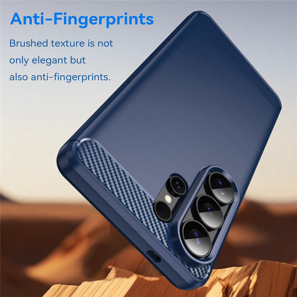 Husa pentru Samsung Galaxy S26 Ultra S948, Techsuit, Carbon, Albastra