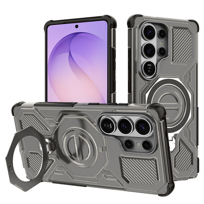 Husa pentru Samsung Galaxy S26 Ultra, Techsuit, Carbon Shield Pro, Fumurie