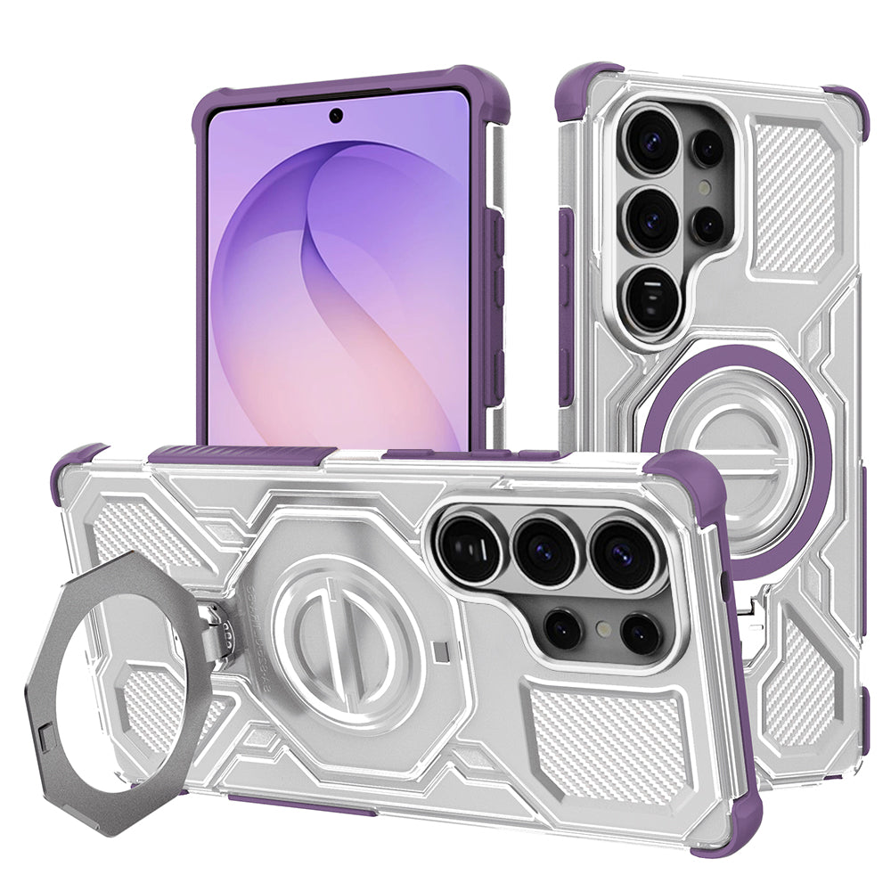 Husa pentru Samsung Galaxy S26 Ultra S948, Techsuit, Carbon Shield Pro, Mov