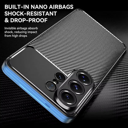 Husa pentru Samsung Galaxy S26 Ultra S948, Techsuit, CarbonFiber, Neagra
