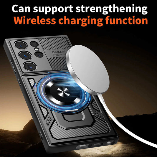 Husa pentru Samsung Galaxy S26 Ultra, Techsuit, RuggedCam, Gri