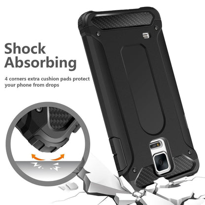 Husa pentru Samsung Galaxy S5 G900, Techsuit, Hybrid Armor, Neagra