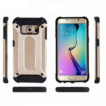 Husa pentru Samsung Galaxy S6 G920, Techsuit, Hybrid Armor, Neagra