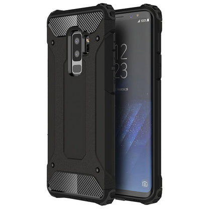 Husa pentru Samsung Galaxy S9+ G965, Techsuit, Hybrid Armor, Neagra