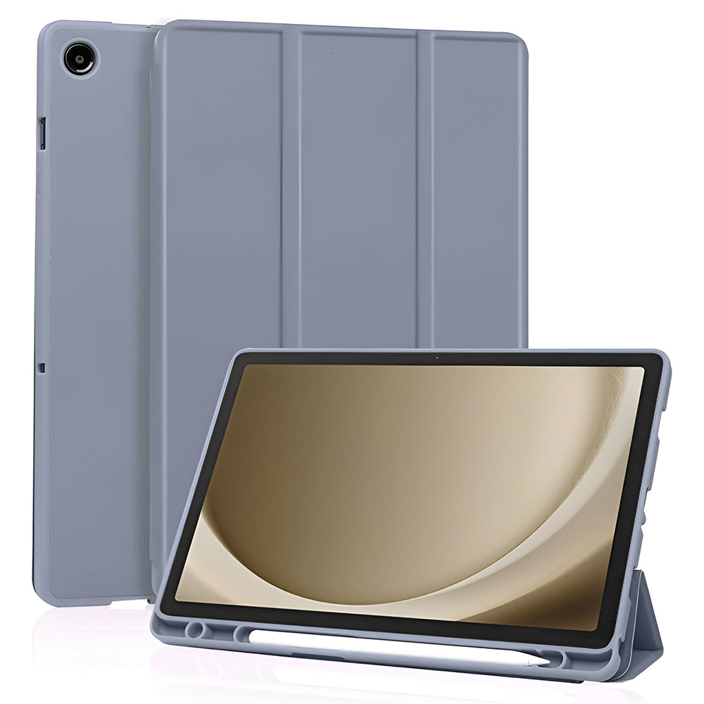 Husa pentru Samsung Galaxy Tab A11+ / Tab A9+, Techsuit, Flex Trifold, Mov