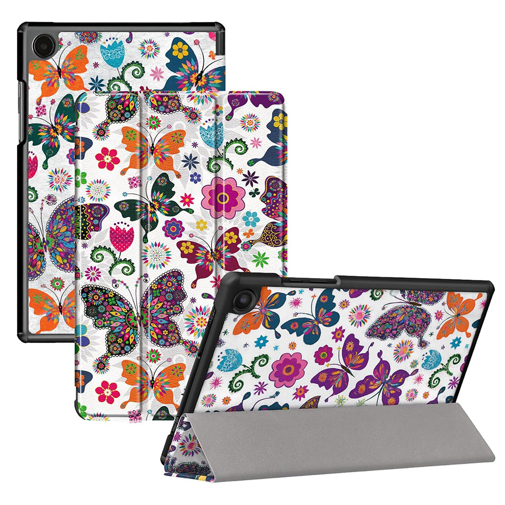 Husa pentru Samsung Galaxy Tab A11+ / Tab A9+, Techsuit, FoldPro Butterfly, Multicolor