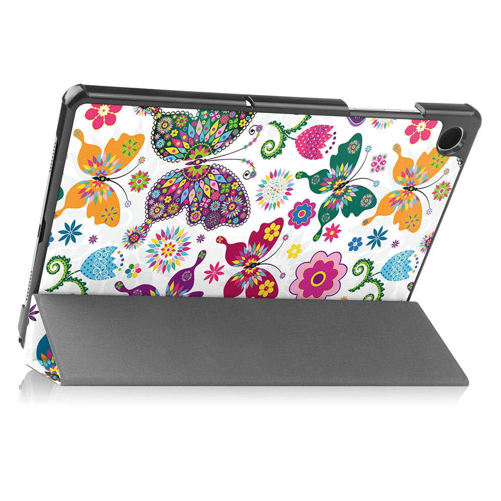 Husa pentru Samsung Galaxy Tab A11+ / Tab A9+, Techsuit, FoldPro Butterfly, Multicolor