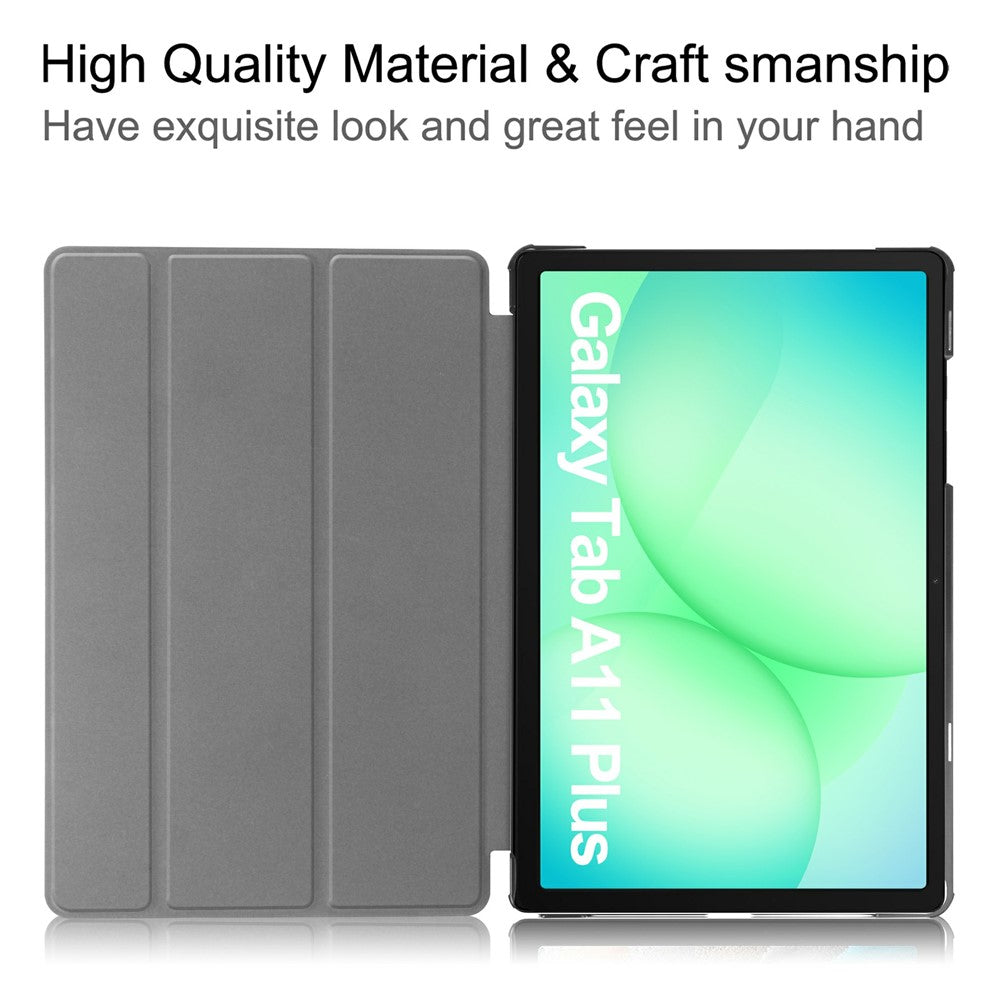 Husa pentru Samsung Galaxy Tab A11+ / Tab A9+, Techsuit, FoldPro, Neagra