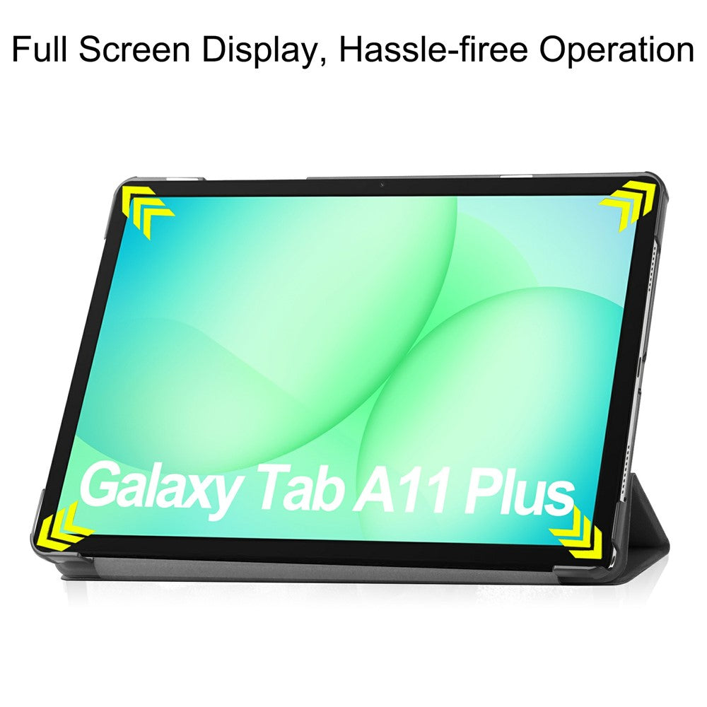 Husa pentru Samsung Galaxy Tab A11+ / Tab A9+, Techsuit, FoldPro, Neagra