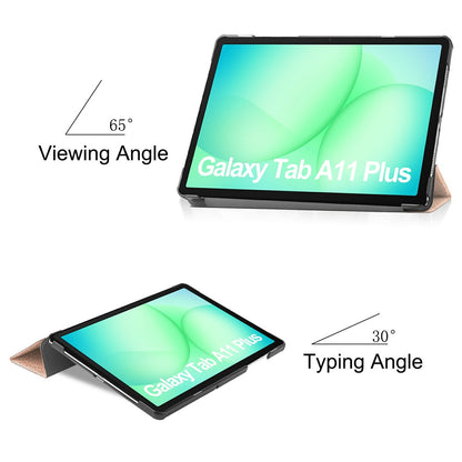 Husa pentru Samsung Galaxy Tab A11+ / Tab A9+, Techsuit, FoldPro, Roz