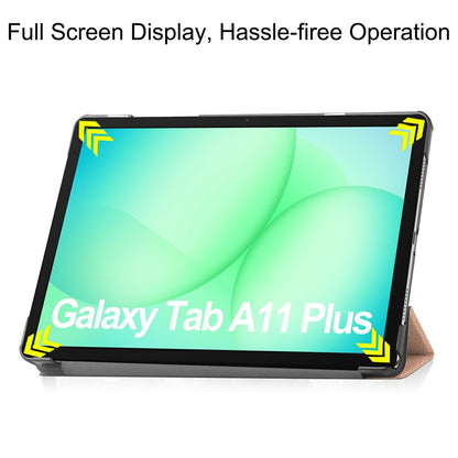 Husa pentru Samsung Galaxy Tab A11+ / Tab A9+, Techsuit, FoldPro, Roz