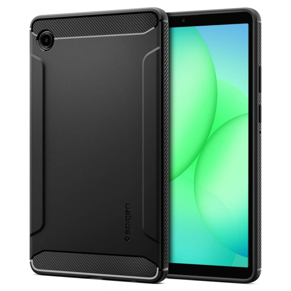 Husa pentru Samsung Galaxy Tab A11, Spigen, Rugged Armor, Neagra Mata