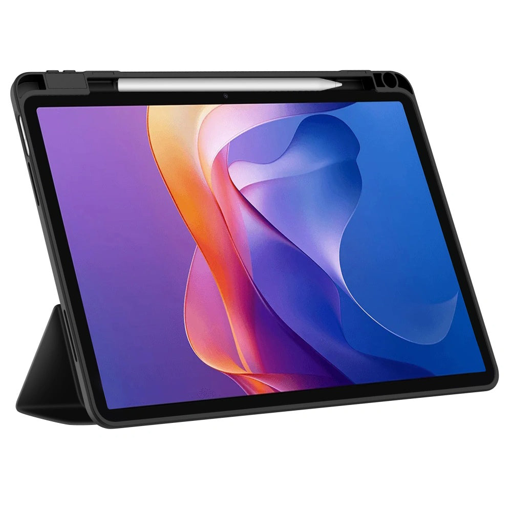 Husa pentru Samsung Galaxy Tab A11 / Tab A9, Techsuit, Flex Trifold New Model, Roz