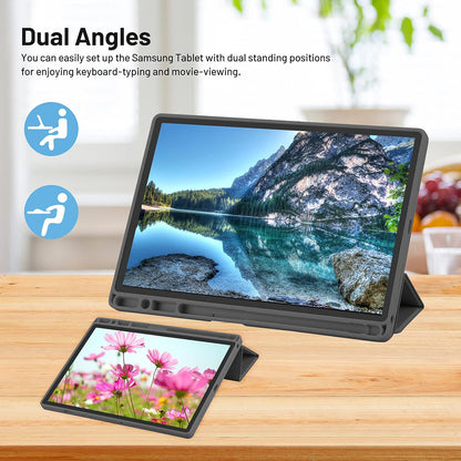 Husa pentru Samsung Galaxy Tab A8 10.5 (2021), Techsuit, Flex Trifold, Bleu