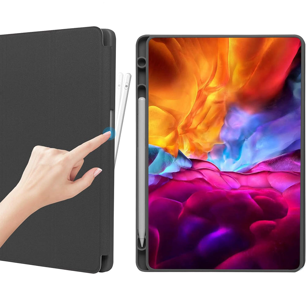Husa pentru Samsung Galaxy Tab A9+, Techsuit, Flex Trifold, Verde Matcha