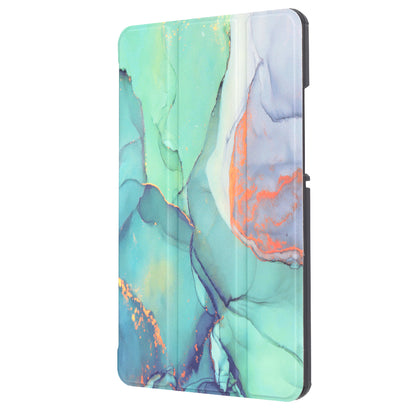 Husa pentru Samsung Galaxy Tab A11 / Tab A9, Techsuit, FoldPro Green Time, Multicolor