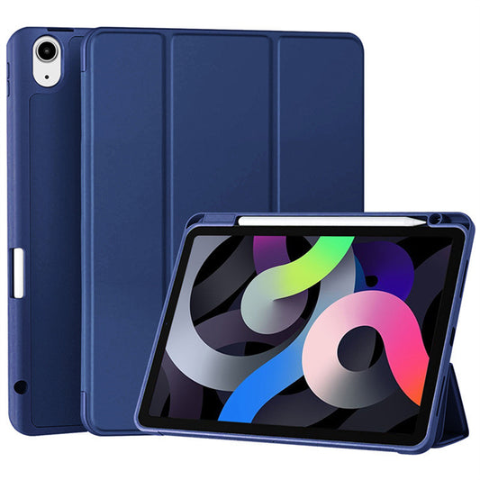 Husa pentru Samsung Galaxy Tab S10 FE+, Techsuit, Flex Trifold, Bleumarin