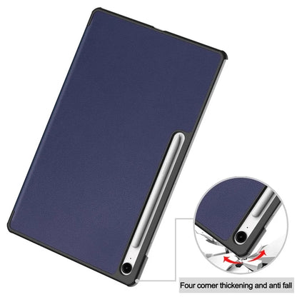 Husa pentru Samsung Galaxy Tab S10 FE+, Techsuit, FoldPro, Albastra