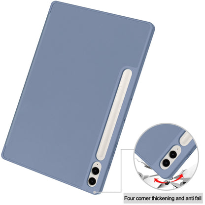 Husa pentru Samsung Galaxy Tab S10+ / Tab S9 FE+ / Tab S9+, Techsuit, Flex Trifold, Gri