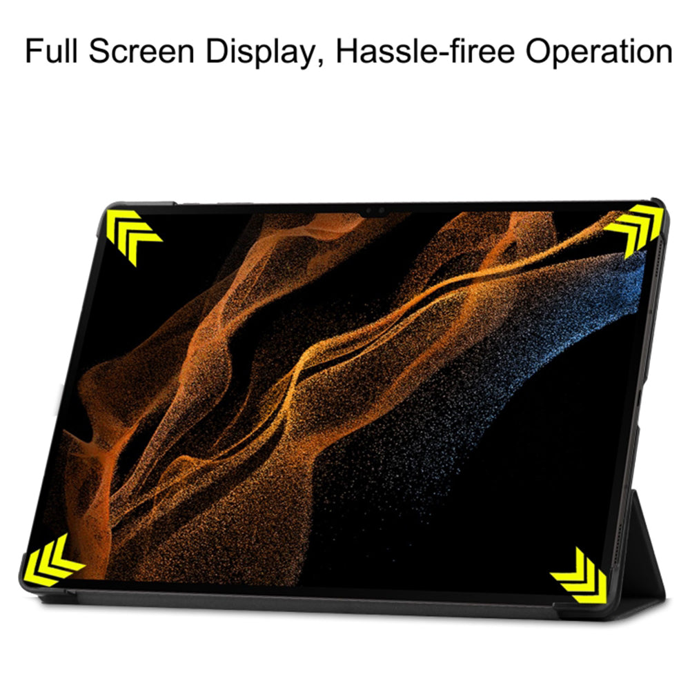 Husa pentru Samsung Galaxy Tab S10+ / Tab S9 FE+ / Tab S9+, Techsuit, FoldPro, Neagra