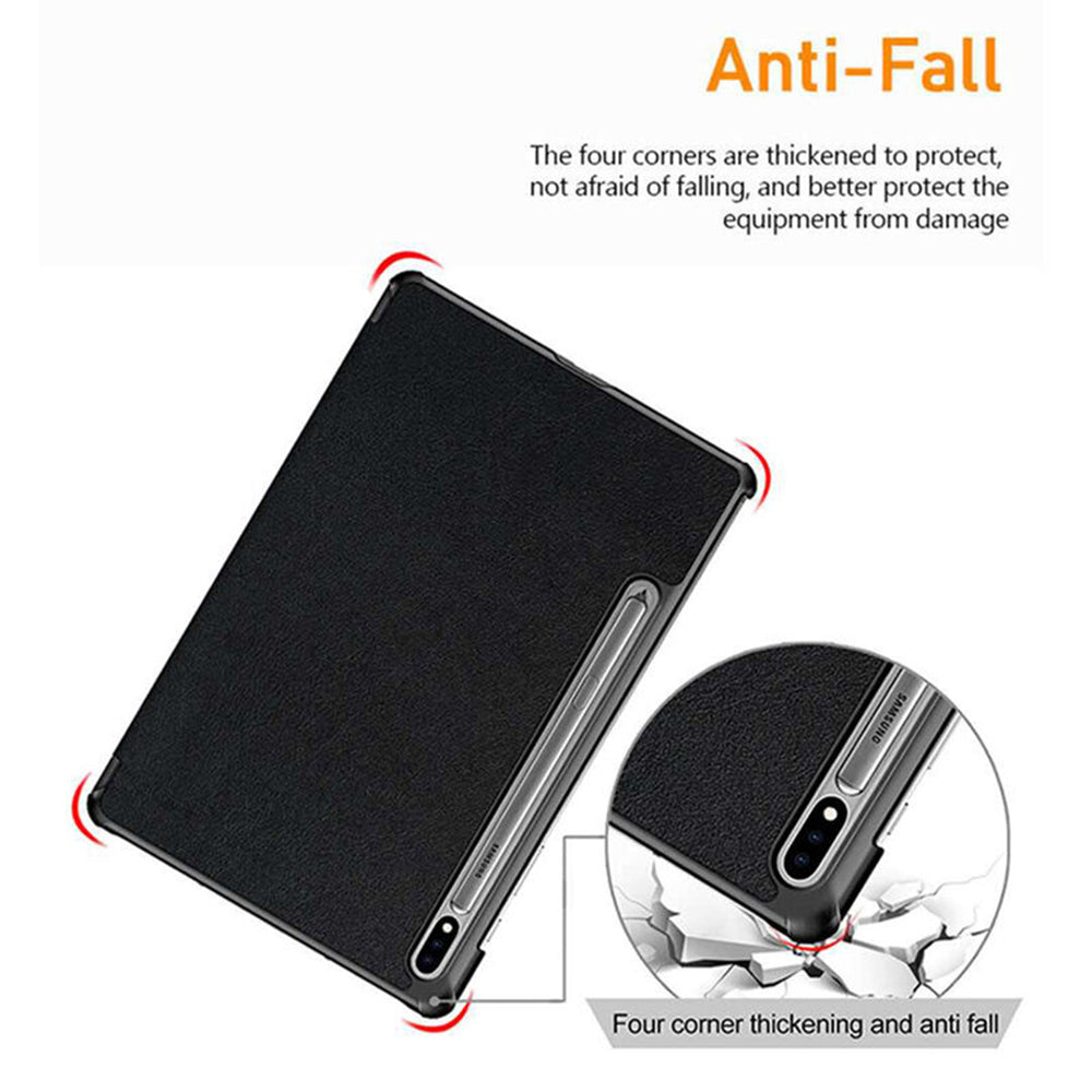 Husa pentru Samsung Galaxy Tab S10 Ultra / Tab S9 Ultra / Tab S8 Ultra, Techsuit, FoldPro Unicorn, Multicolor