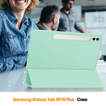 Husa pentru Samsung Galaxy Tab S10 Ultra / Tab S9 Ultra, Techsuit, Flex Trifold, Neagra