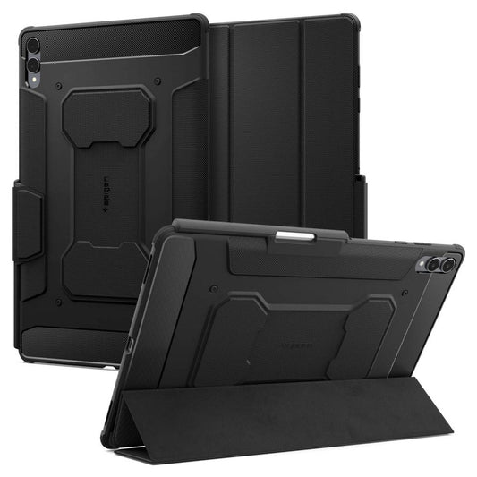 Husa pentru Samsung Galaxy Tab S11 Ultra, Spigen, Rugged Armor Pro, Neagra ACS10150