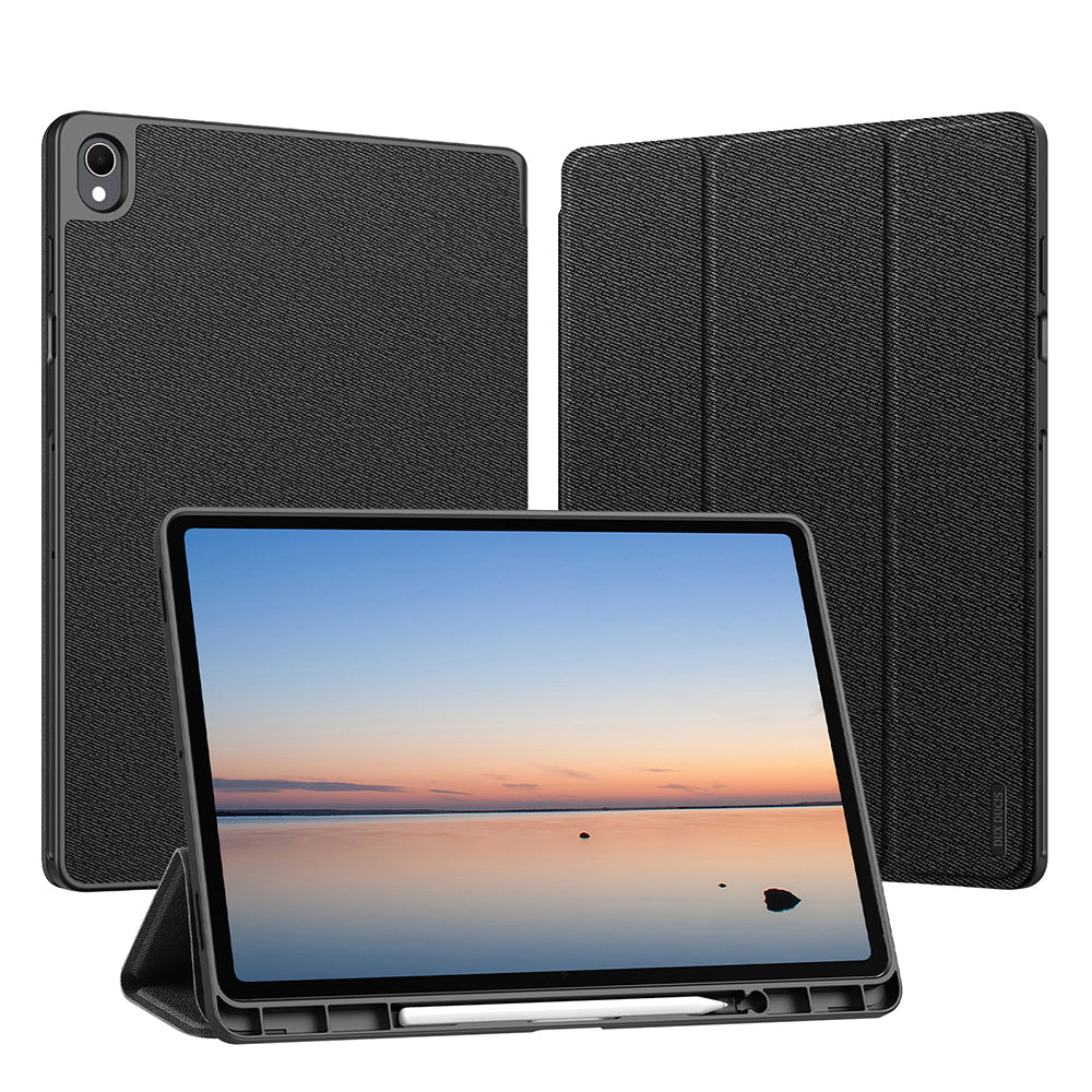Husa pentru Samsung Galaxy Tab S12 Plus, DUX DUCIS, Domo wih Pen Holder, Neagra
