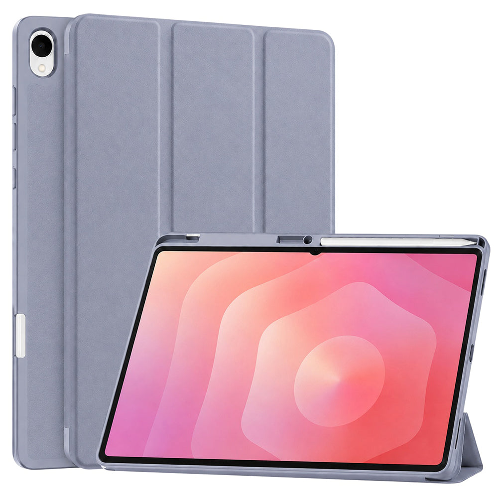 Husa pentru Samsung Galaxy Tab S12 Plus, Techsuit, Flex Trifold, Mov