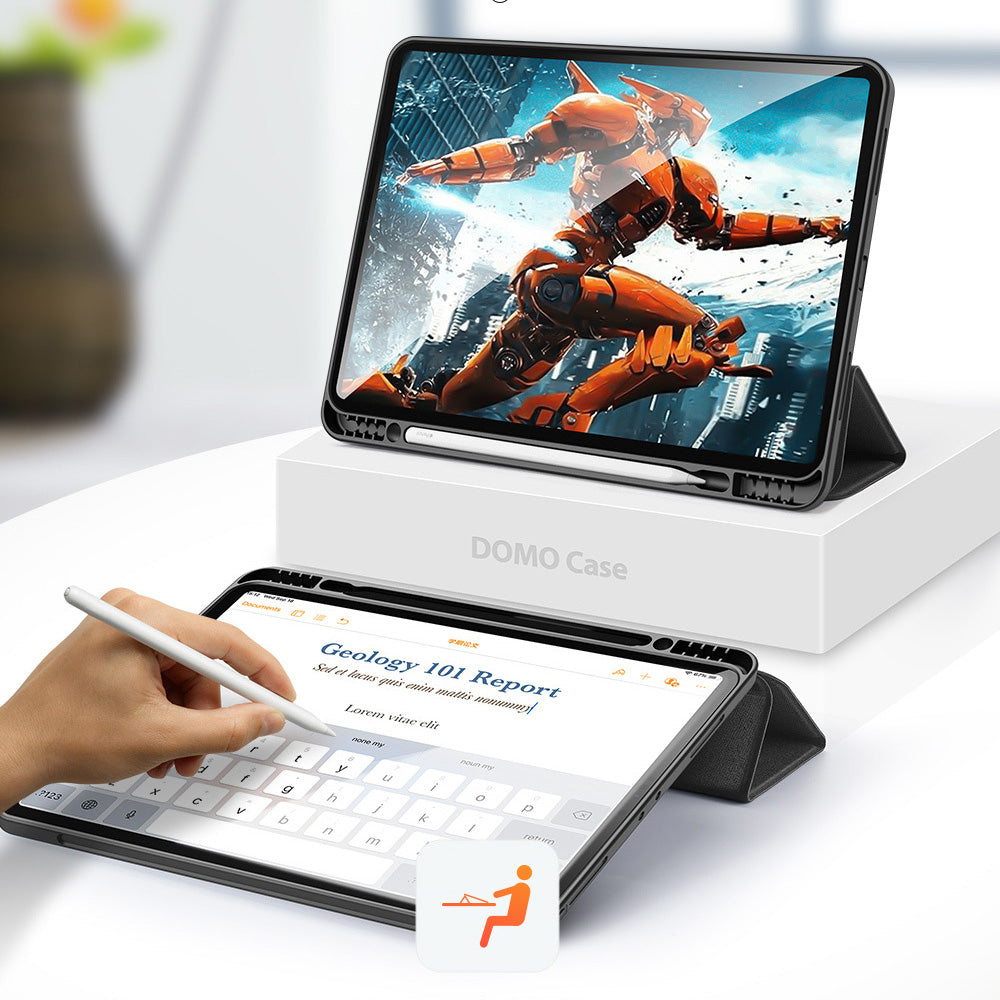Husa pentru Samsung Galaxy Tab S12 Ultra / Tab S11 Ultra, DUX DUCIS, Domo wih Pen Holder, Neagra