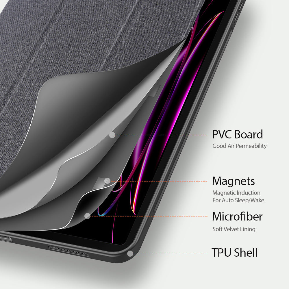 Husa pentru Samsung Galaxy Tab S12 Ultra / Tab S11 Ultra, DUX DUCIS, Domo wih Pen Holder, Neagra