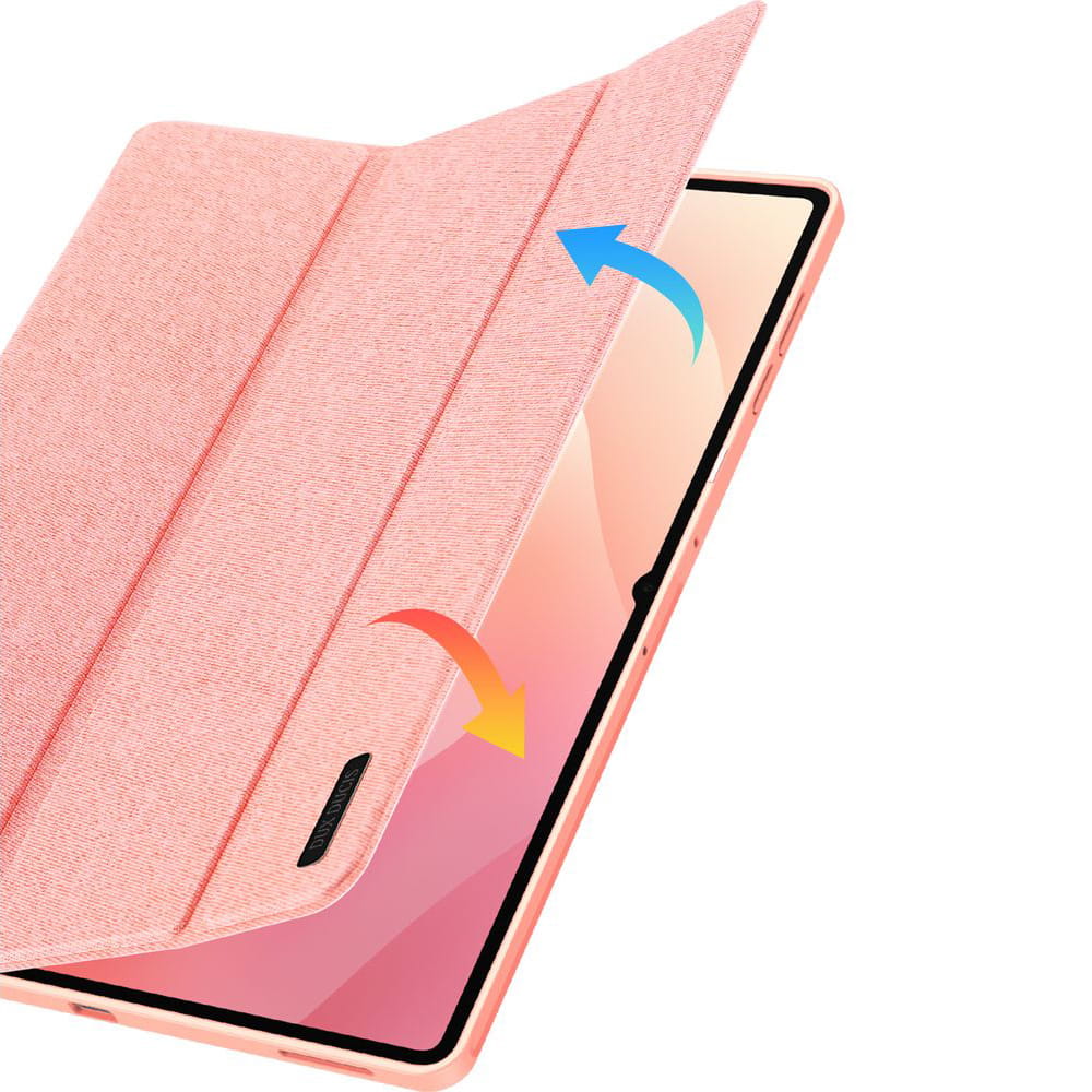 Husa pentru Samsung Galaxy Tab S12 Ultra / Tab S11 Ultra, DUX DUCIS, Domo wih Pen Holder, Roz