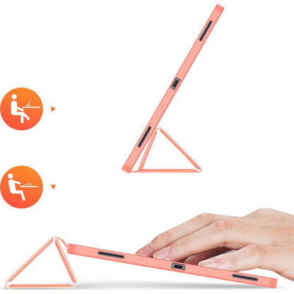 Husa pentru Samsung Galaxy Tab S12 Ultra / Tab S11 Ultra, DUX DUCIS, Domo wih Pen Holder, Roz