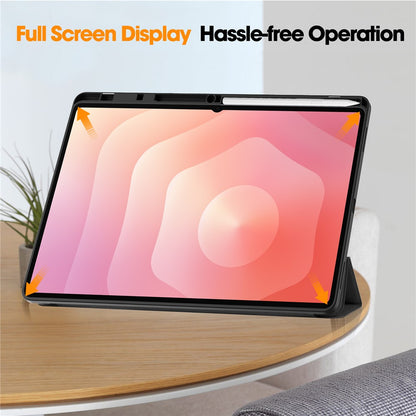 Husa pentru Samsung Galaxy Tab S12 Ultra / Tab S11 Ultra, Techsuit, Flex Trifold, Verde Matcha